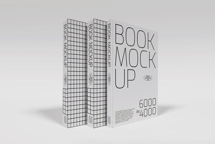 4 Book Mockup Set