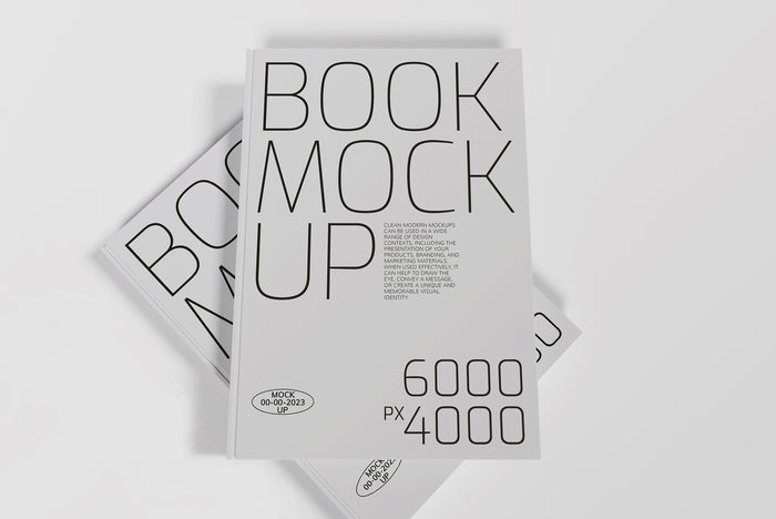 4 Book Mockup Set
