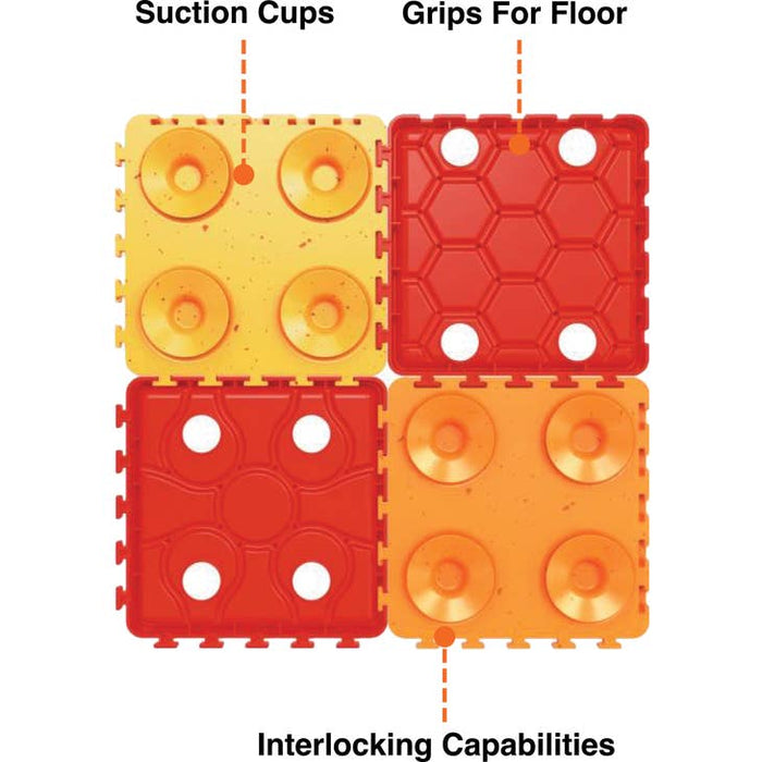 4 Piece Interlocking Lick Pad