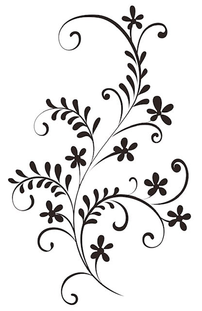 #489 Serendipity Stencil