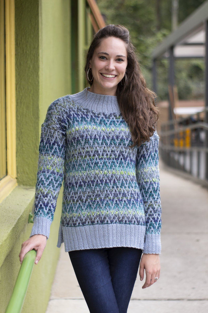 Abari Pullover Pattern Universal Yarn