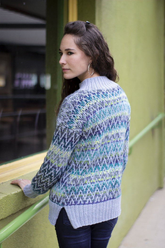 Abari Pullover Pattern Universal Yarn
