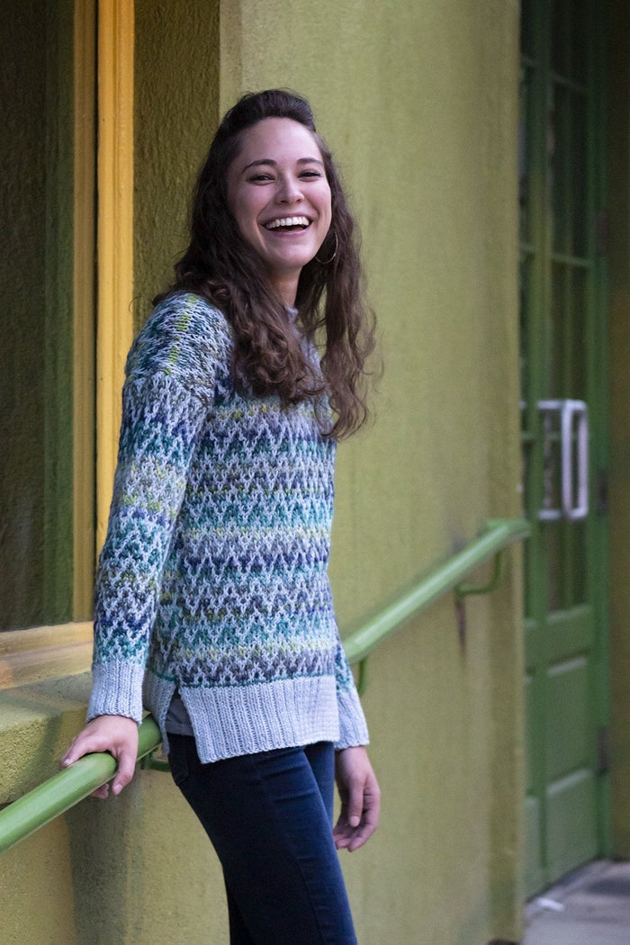 Abari Pullover Pattern Universal Yarn
