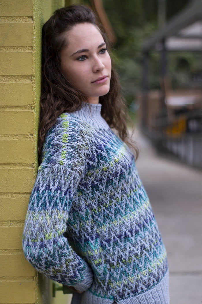 Abari Pullover Pattern Universal Yarn