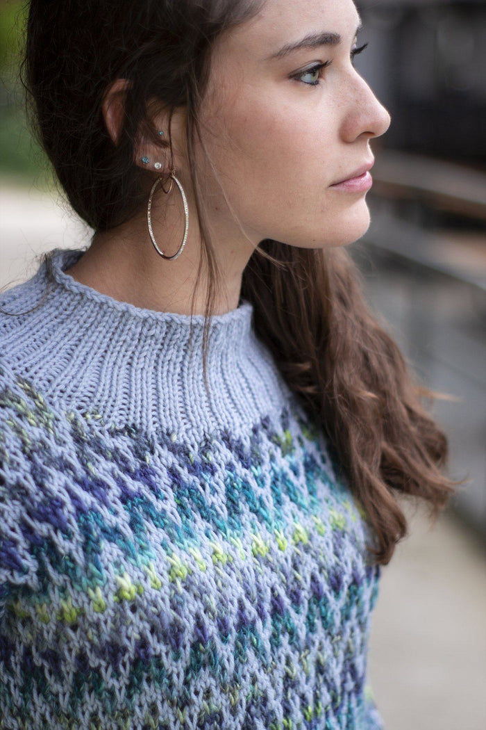 Abari Pullover Pattern Universal Yarn