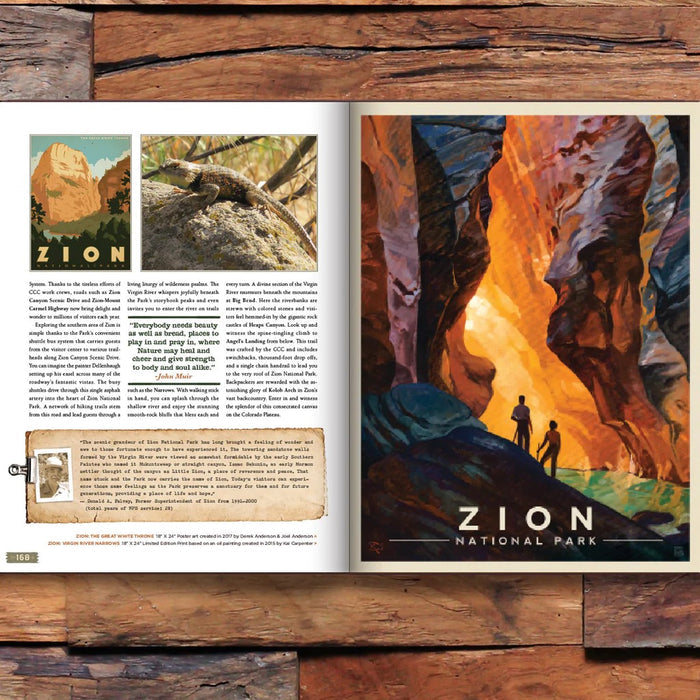 Anderson Design Group 63 National Parks: Updated Edition HARD COVER Coffee Table Book