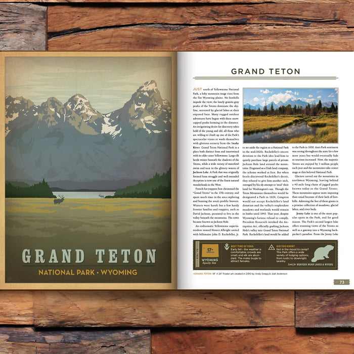 Anderson Design Group 63 National Parks: Updated Edition HARD COVER Coffee Table Book