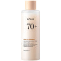 Anua rice 70 + ceramide toner bottle on a white background