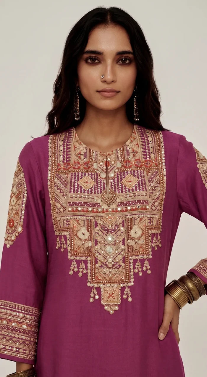 Archival Amethyst Suit Set