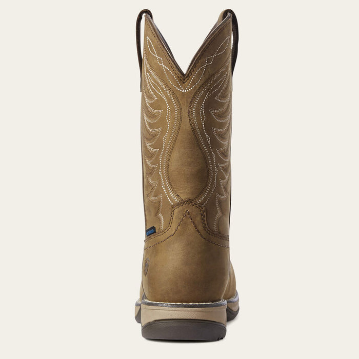 Ariat Women's Anthem Waterproof Composite Toe Work Boot in Distressed Brown