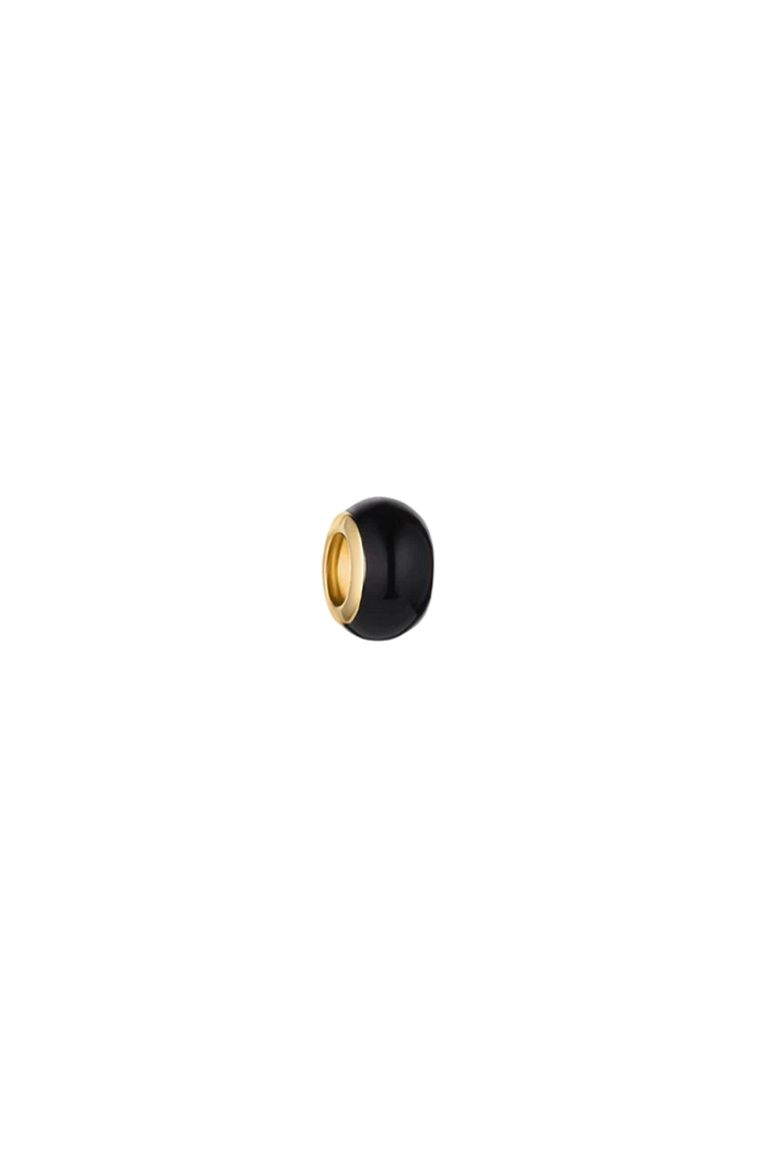 Thatch Astra Enamel Bead Charm in black