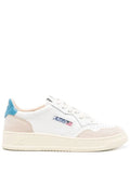 Autry - Medalist Low - Suede/Leather - White/Azure--AULW-LS66
