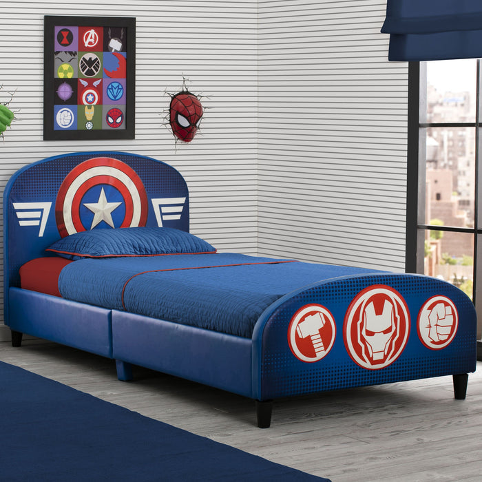 Delta Children Avengers Upholstered Twin Bed Avengers (1160)
