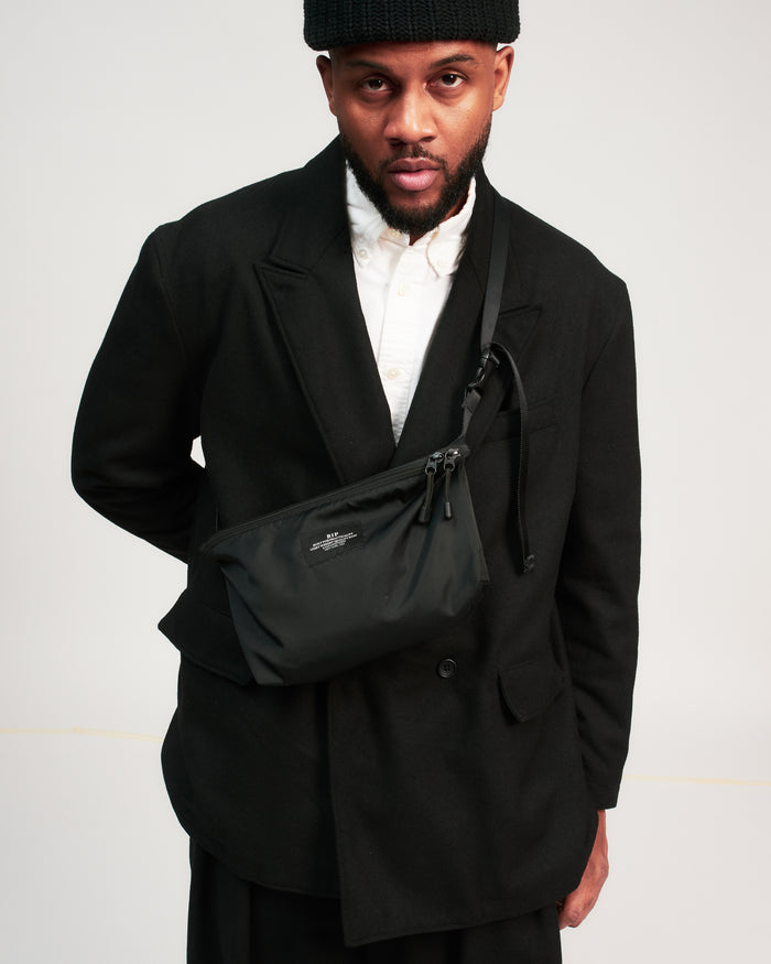 Bags in Progress Fannypack Crossbody  - Black