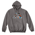 Baseline - Blockhead Hood (Charcoal/Red & Blue)