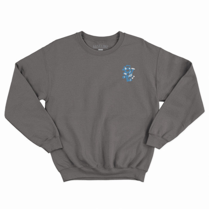 Baseline - Jazz Crew (Charcoal/Blue & White)