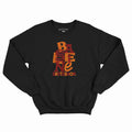 Baseline - New Stacked Logo Crew (Black/Red & Orange)