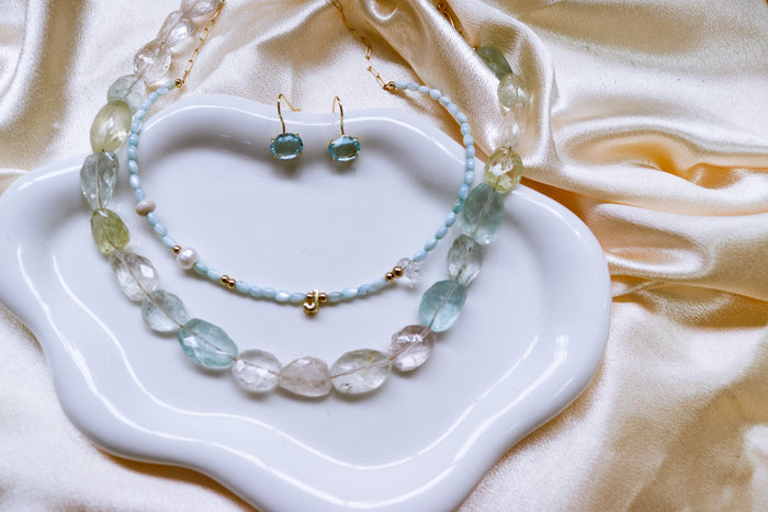 Blue Crush Necklace Set