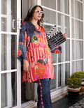 Blue & Red Co-ord Set