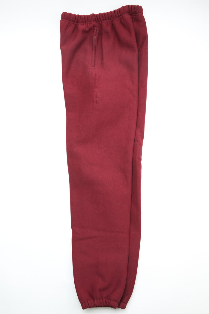Camber #233 Cross-Knit Heavyweight Sweat Pant - Burgundy