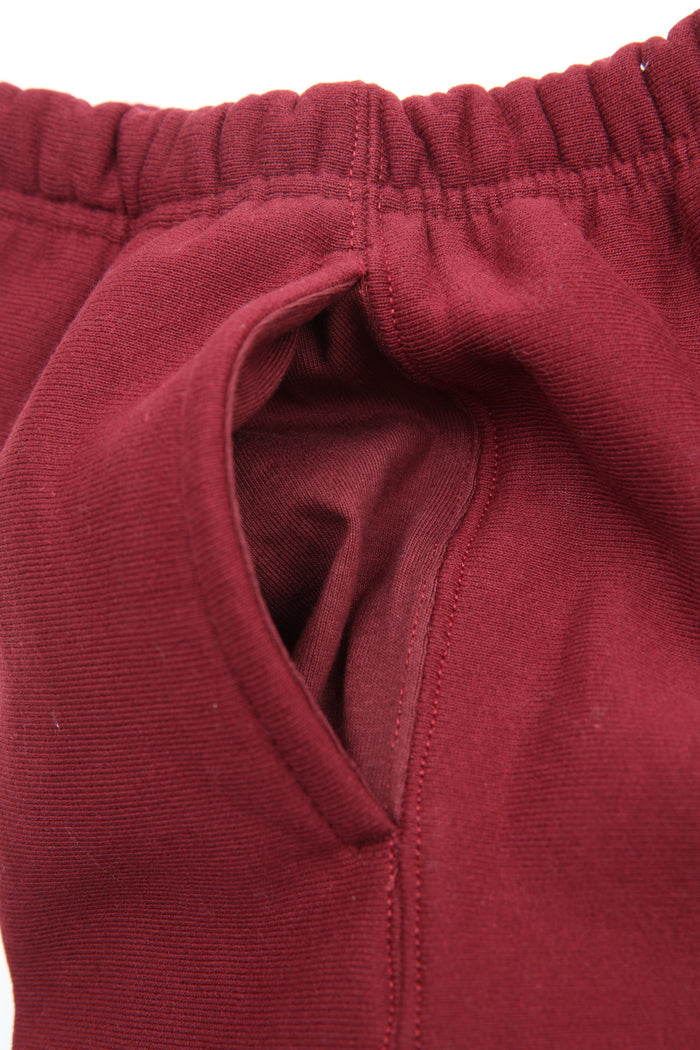 Camber #233 Cross-Knit Heavyweight Sweat Pant - Burgundy