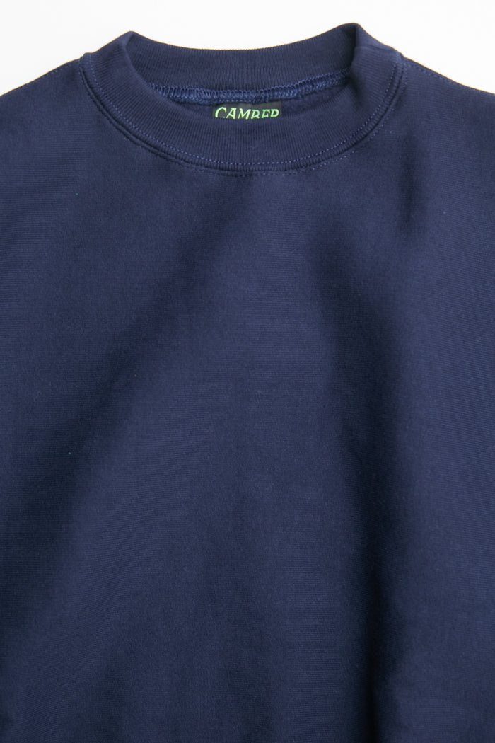 Camber #234 12 oz. Cross Knit Crewneck Sweatshirt - Navy