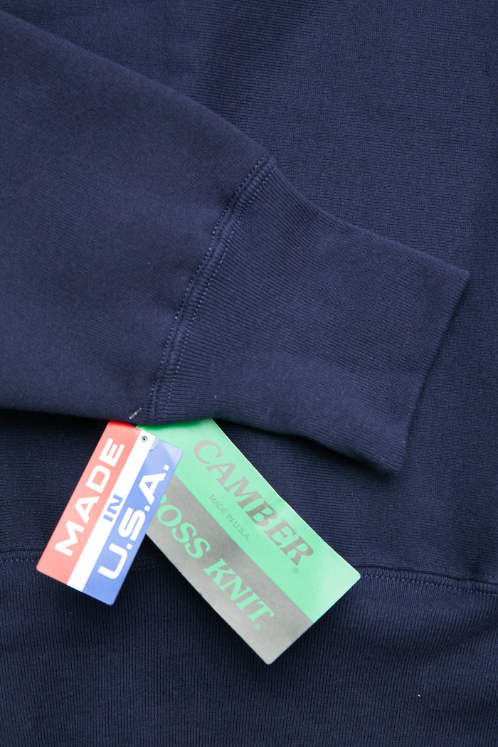 Camber #234 12 oz. Cross Knit Crewneck Sweatshirt - Navy
