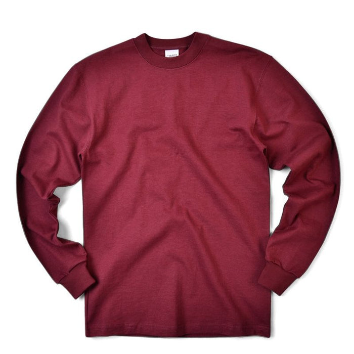 Camber #305 Max-Weight Jersey Long Sleeve T-Shirt - Burgundy