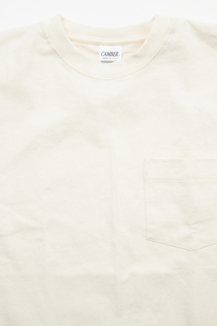 Camber Max Weight Heavyweight Pocket T-Shirt #302 - Natural