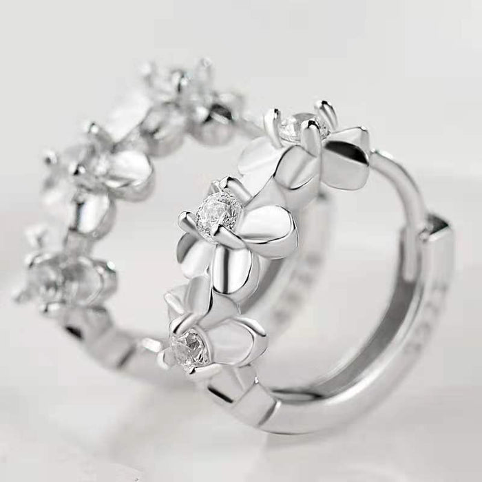 Boucles d'oreilles camélia - KoreanxWear