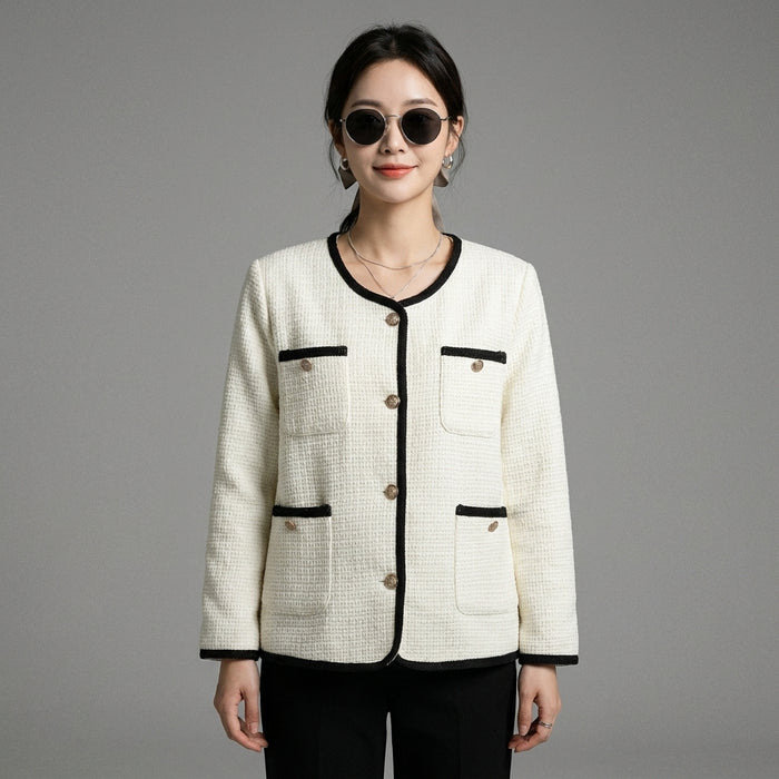 Veste oversize casual en coton pour femme - K-fashion - Taille XL - Grande Taille