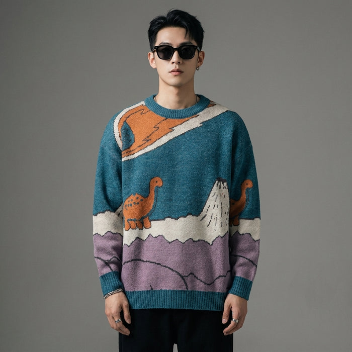 Pull oversize décontracté pour homme - Koreanxwear - Taille M