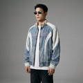 Veste bleue col montant décontractée - Koreanxwear - Taille M