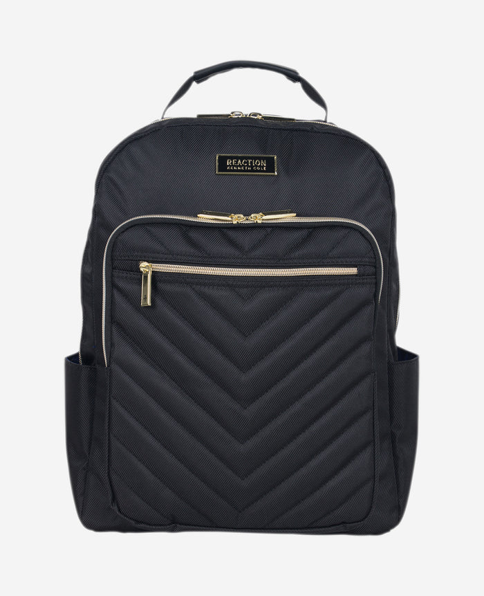 Chelsea 15.6-Inch Chevron Quilted Computer Backpack
