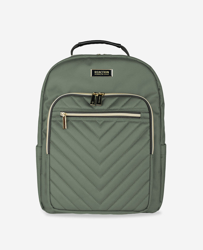 Chelsea 15.6-Inch Chevron Quilted Computer Backpack