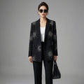 Veste de costume oversize noire femme - Koreanxwear - Taille M