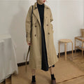 Trench classique coréen beige