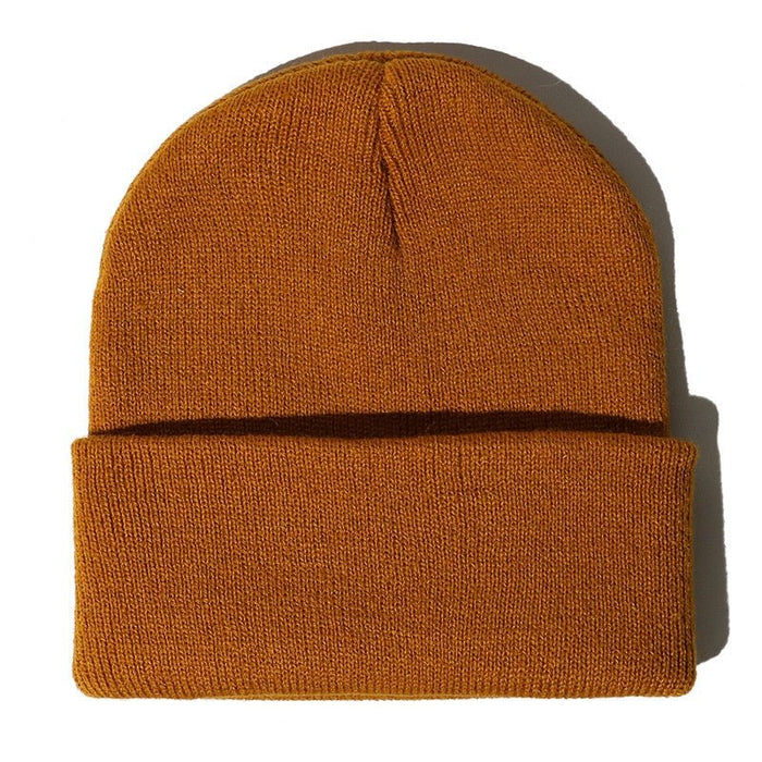 Bonnet à revers coloré - KoreanxWear