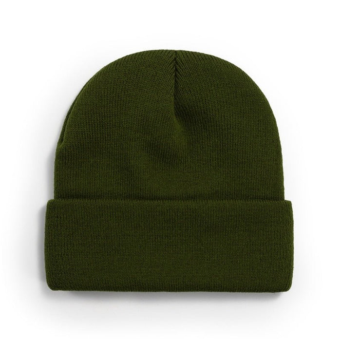 Bonnet à revers coloré - KoreanxWear