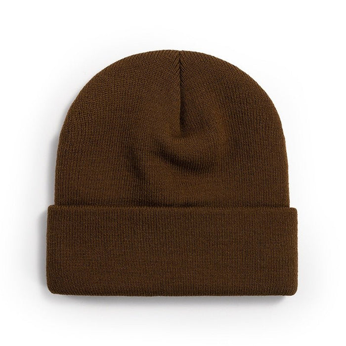Bonnet à revers coloré - KoreanxWear