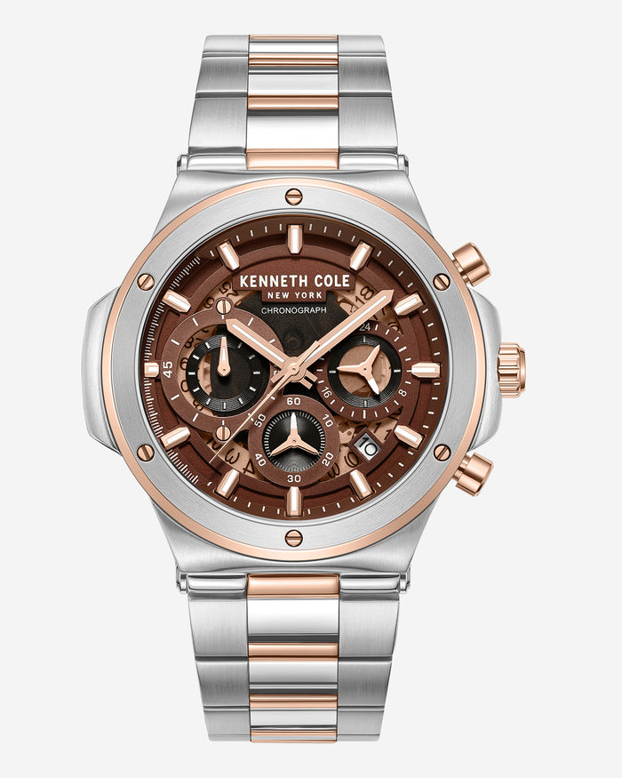 Contrast Dress Sport Watch