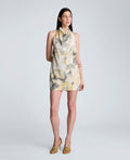 Cowl Mock Neck Dress
