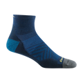 Darn Tough Men's Run Quarter Ultra-Light Run Sock - Eclipse
