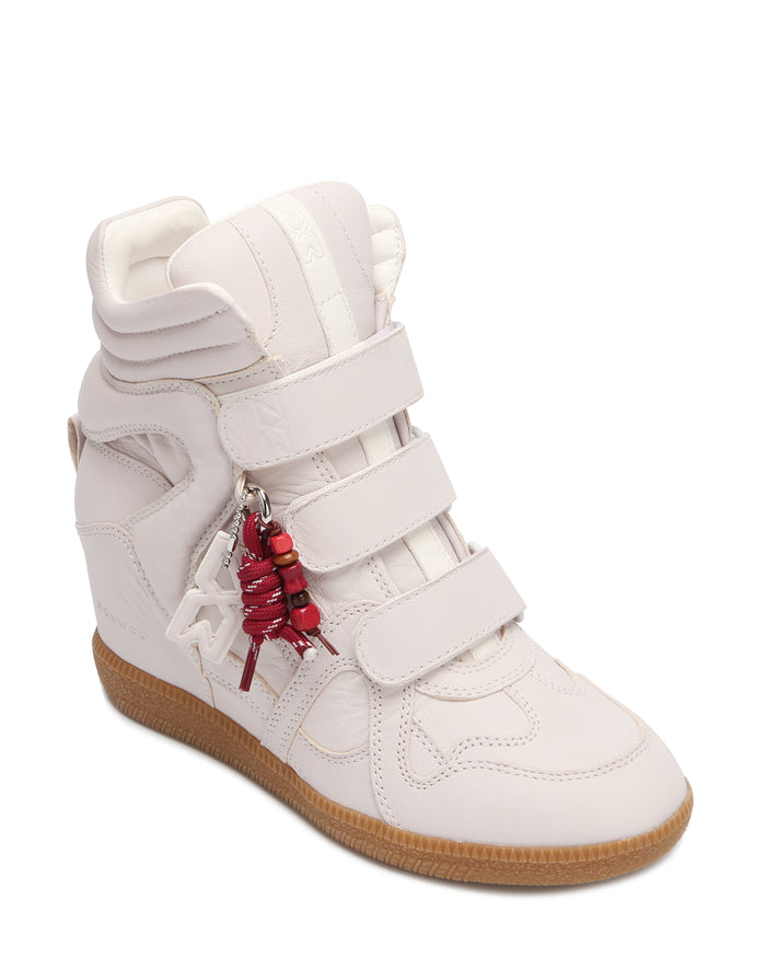 Demmi White Leather