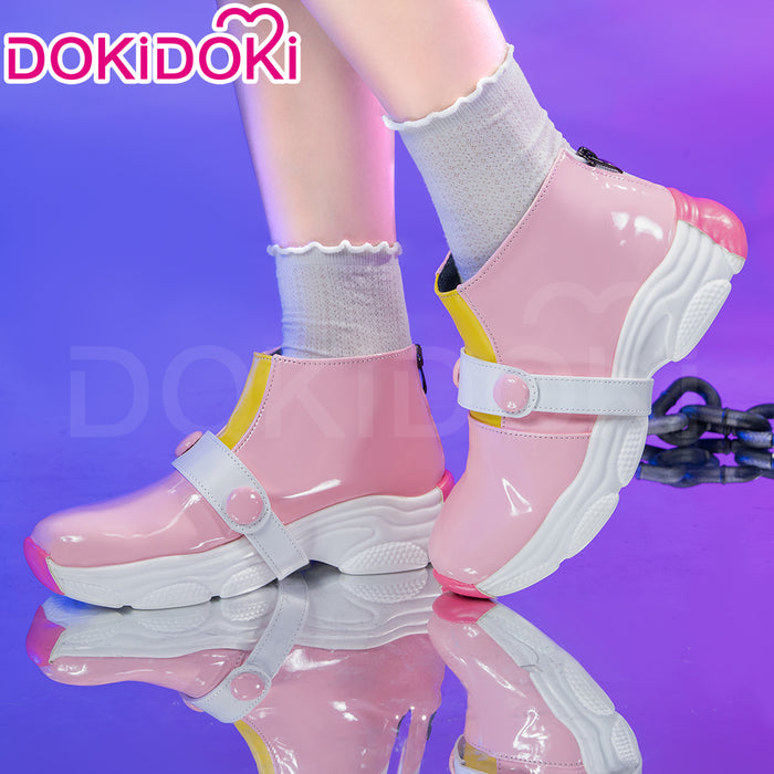 DokiDoki Game Cosplay Costume Pink Shoes