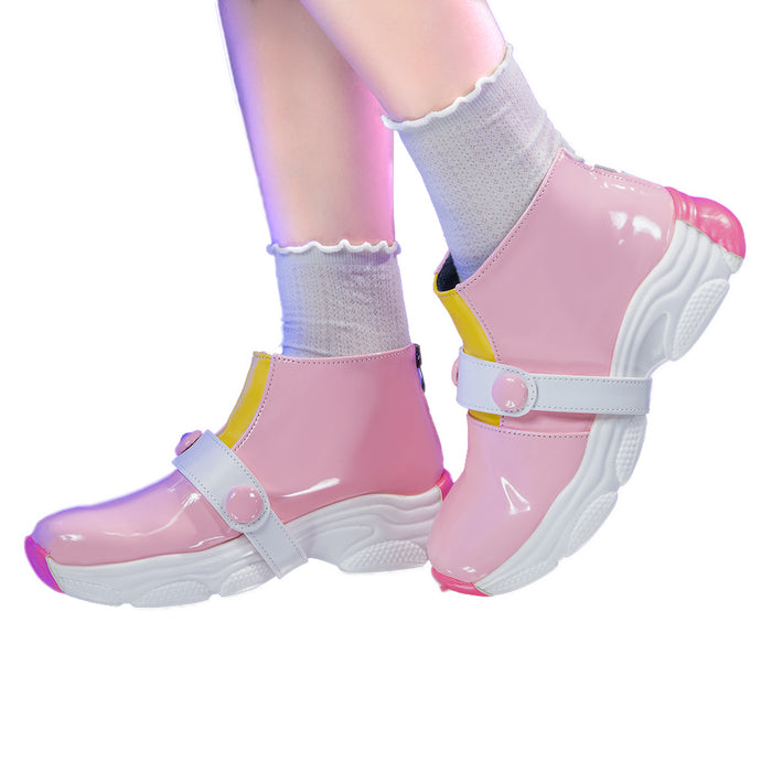 DokiDoki Game Cosplay Costume Pink Shoes