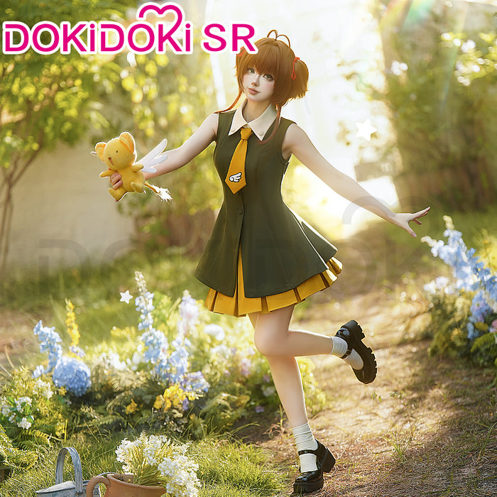DokiDoki-SR Anime Card Captor Sakura Cosplay Kinomoto Sakura Costume Hong Kong Trip