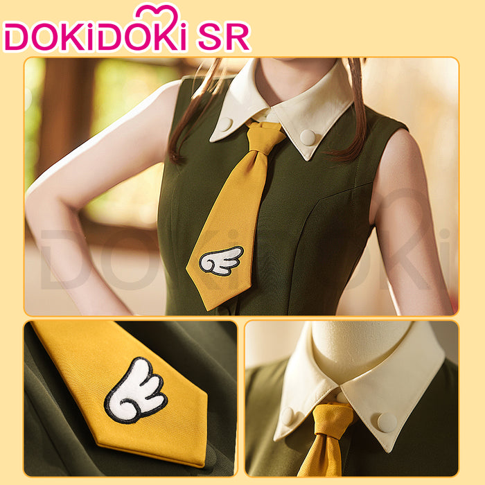 DokiDoki-SR Anime Card Captor Sakura Cosplay Kinomoto Sakura Costume Hong Kong Trip
