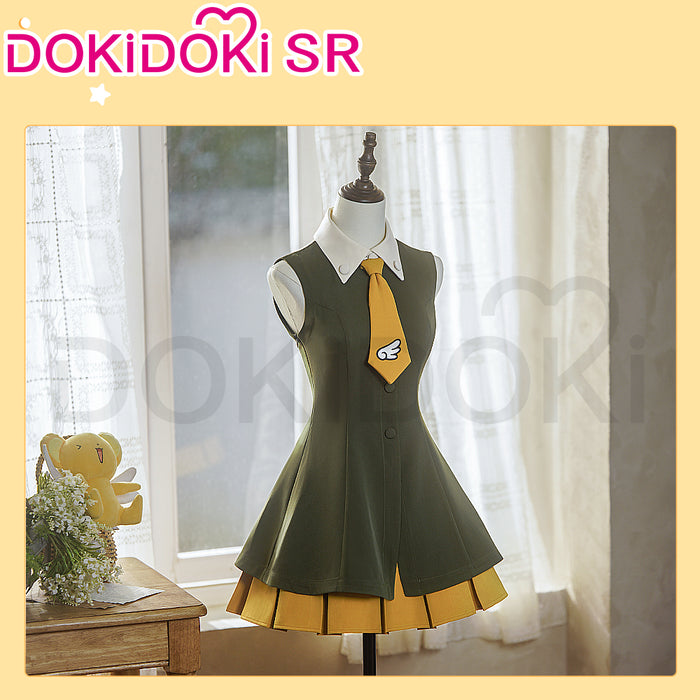 DokiDoki-SR Anime Card Captor Sakura Cosplay Kinomoto Sakura Costume Hong Kong Trip