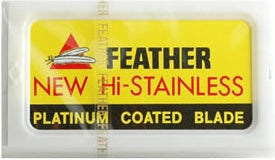 Double Edge Razor Blades Feather Hi-Stainless 10 blades
